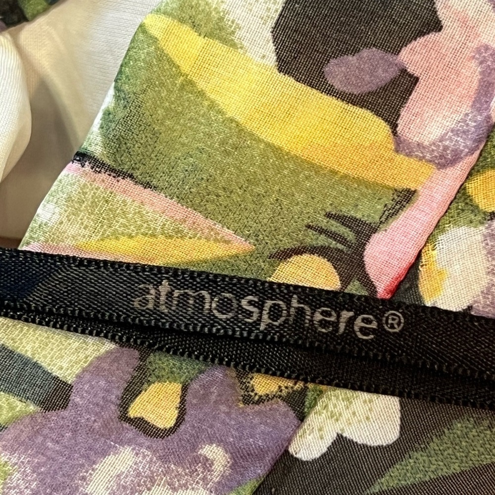 Atmosphere Multi-color Floral Tulip Mini Skirt Size S - Picture 2 of 7